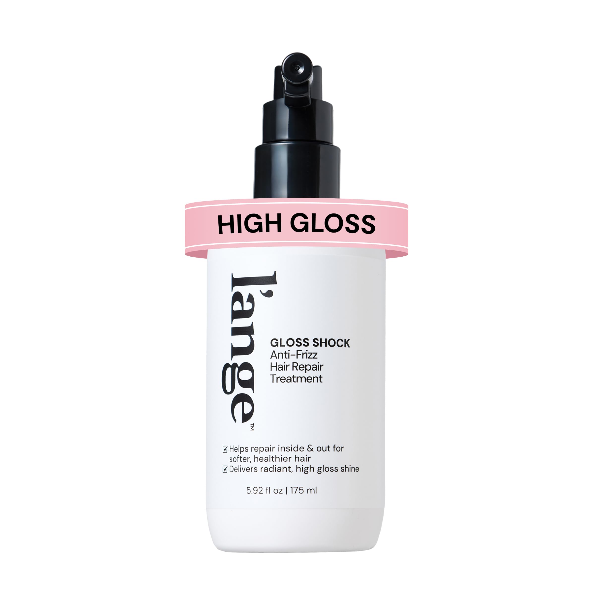 L'ANGE HAIR front bottle shot showing product and branding for confidence