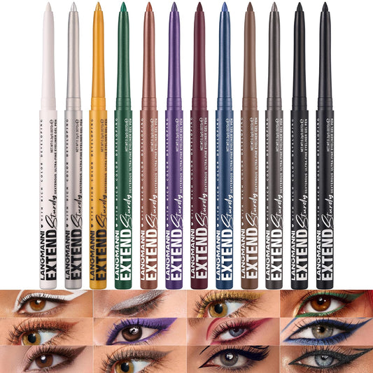 LANGMANNI front packaging showing twelve colorful pencils and variety