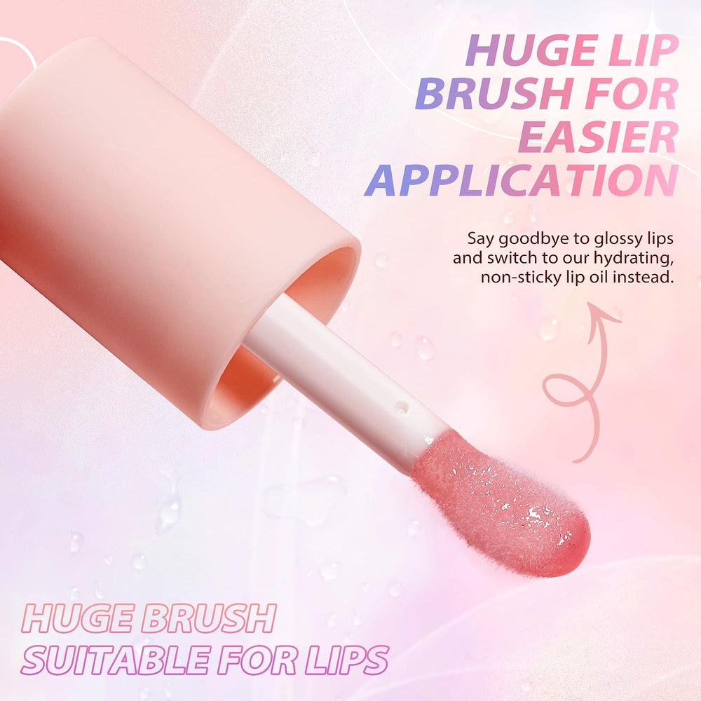 LANGMANNI applying on lips demonstrating non-sticky shine and comfortable wear benefit