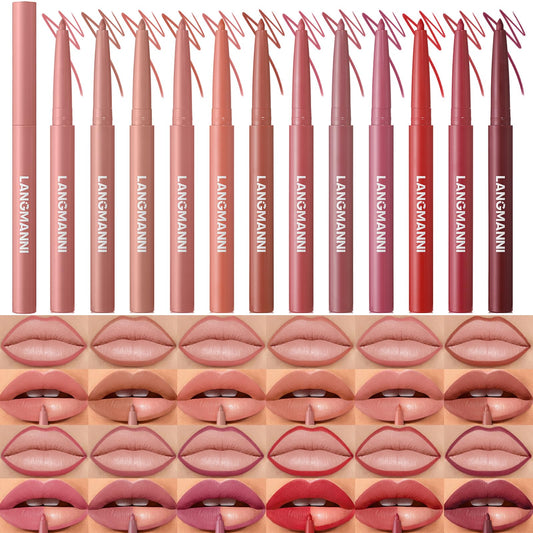 LANGMANNI front packaging showing all 12 colors and easy selection benefit