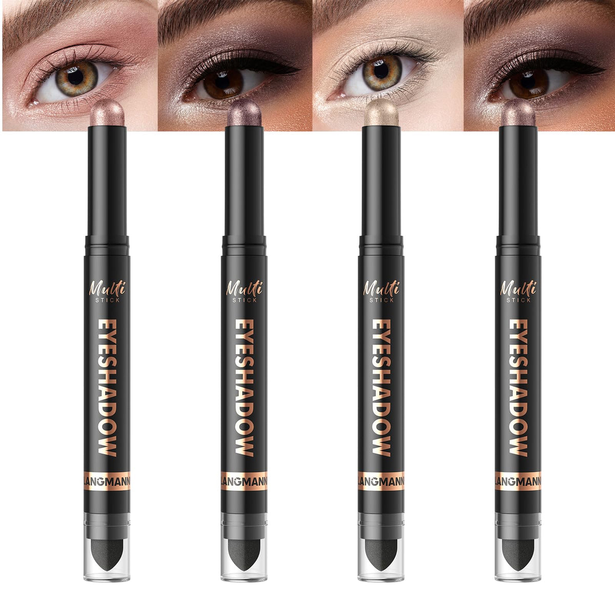 LANGMANNI front packaging set showing four sticks and benefits