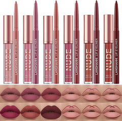 LANGMANNI front packaging in gift box showing six lipsticks and liners, ideal present