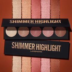 LANGMANNI applied on cheekbones creates luminous sculpted benefit