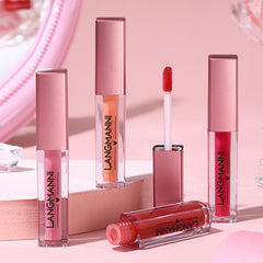 LANGMANNI gloss set styled on makeup table for everyday routine inspiration
