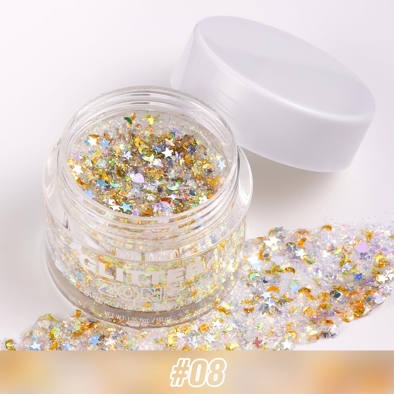 LANGMANNI open jar texture showing smooth gel for easy application