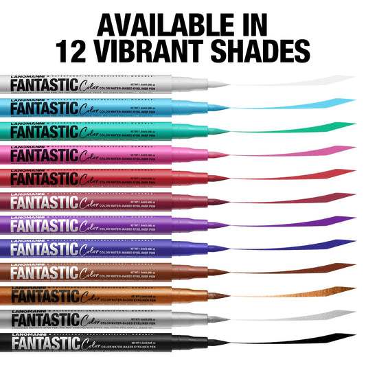 LANGMANNI open set laid out to display each matte neon shade