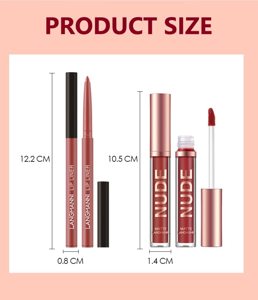 LANGMANNI size comparison in hand showing travel-friendly compact kit