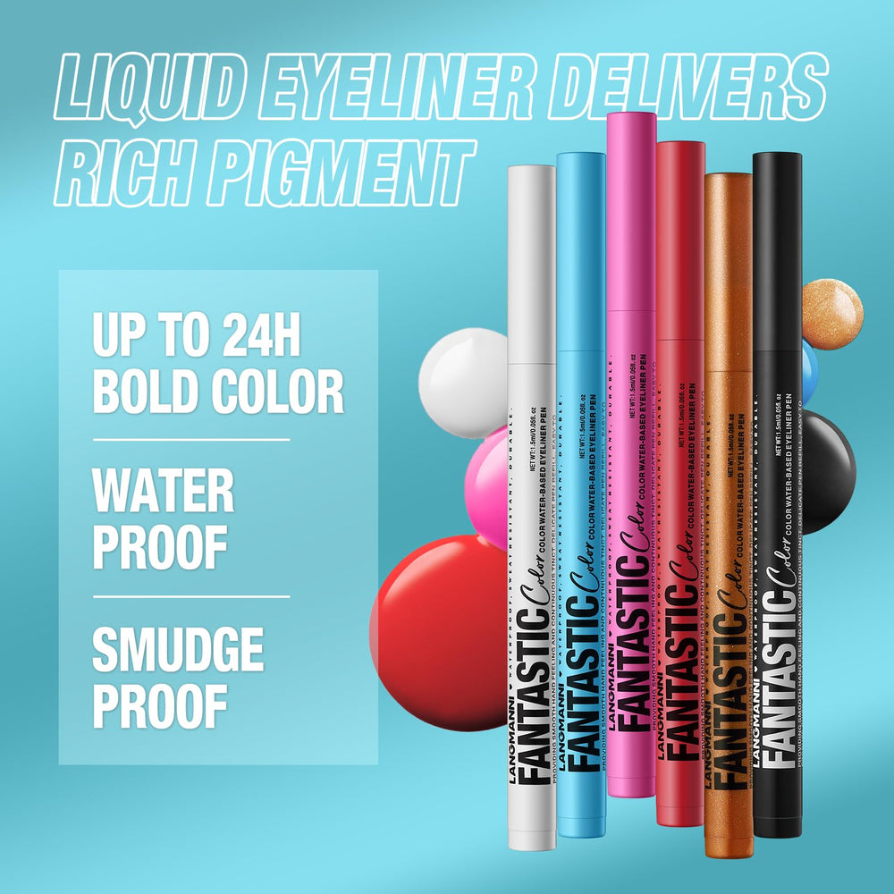 LANGMANNI arm swatches showing strong pigment and color range