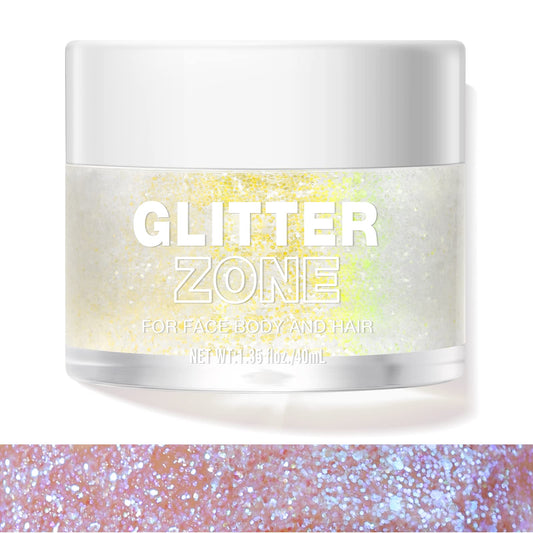 LANGMANNI gel texture close-up highlighting smooth blend and sparkle