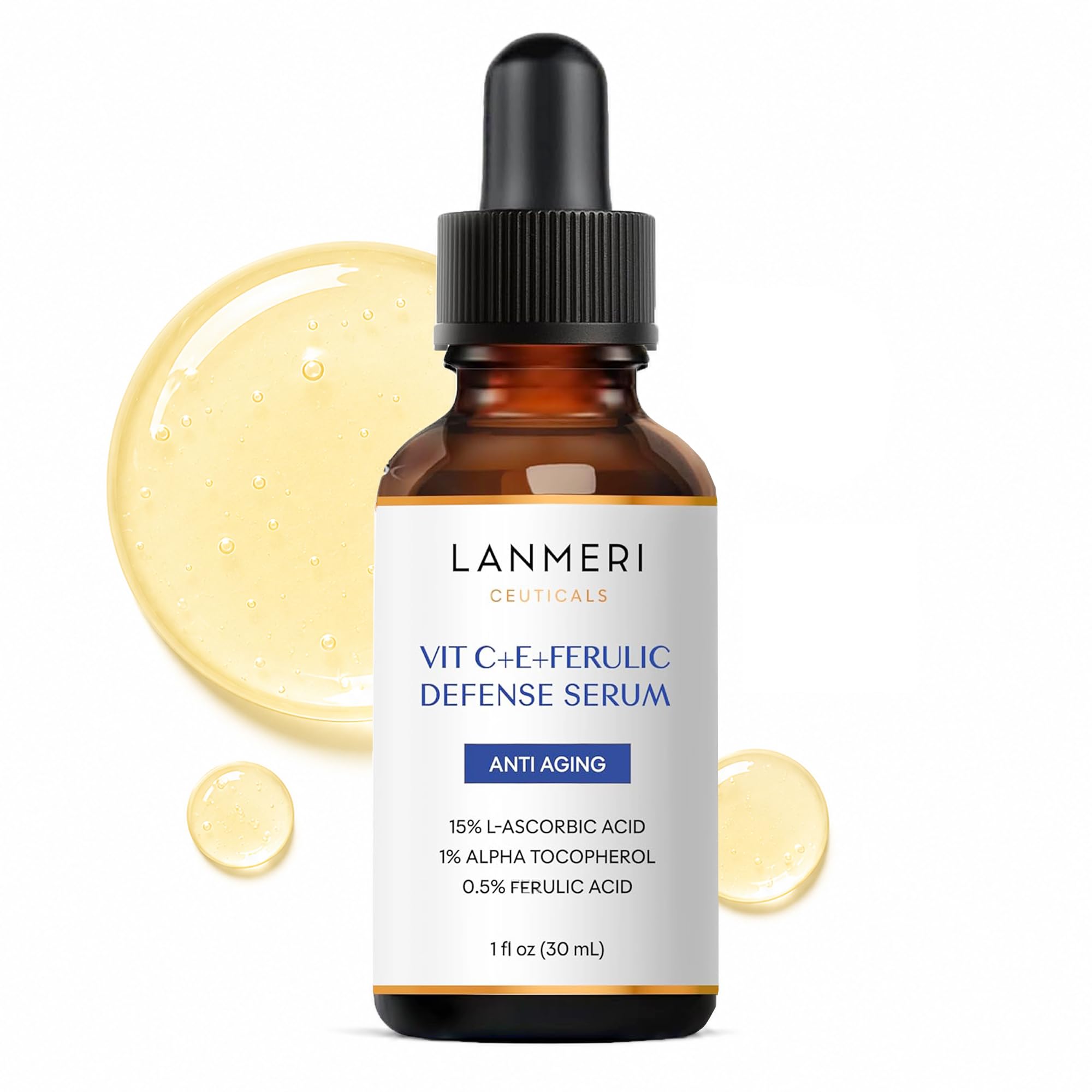 Lanmeri front bottle displaying label and product name for clear identification and trust