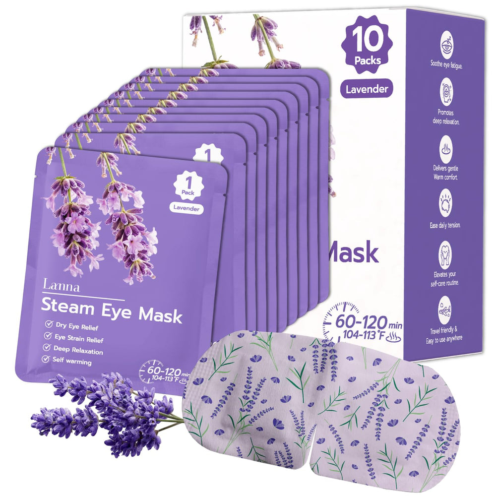 LANNA front packaging showing lavender scent and 10-count convenience