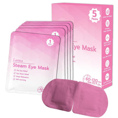LANNA front packaging showing five pink unscented masks and benefits