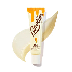 Lanolips 101 front tube showing Dulce de Leche flavor for portable hydration