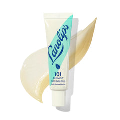 Lanolips 101 tin front view showing compact travel-friendly packaging and peppermint scent benefit