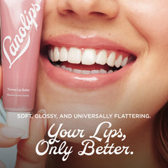 Lanolips open cap and label clear branding and ingredient clarity benefit