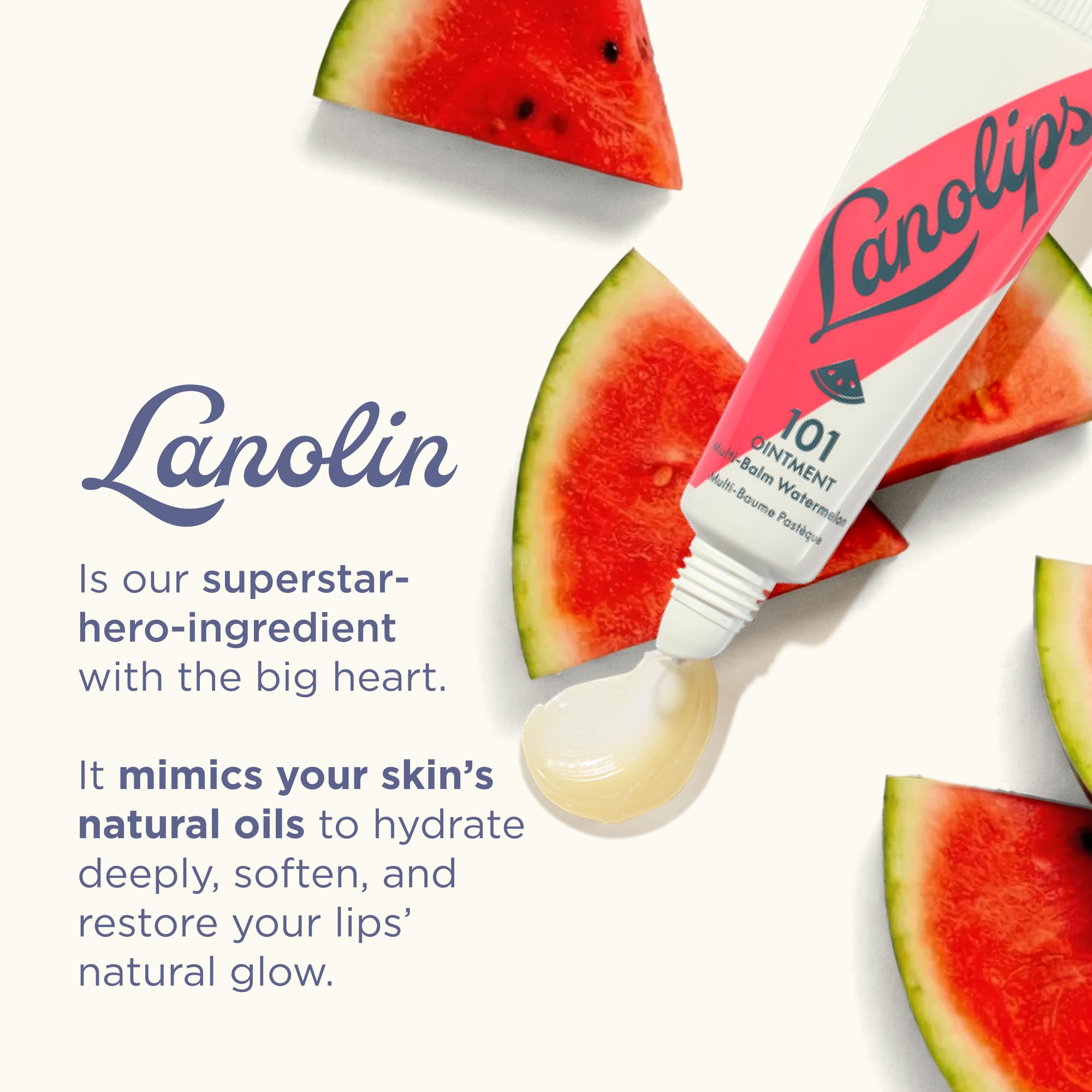 Lanolips on elbow illustrating targeted moisture for rough patches and lasting protection