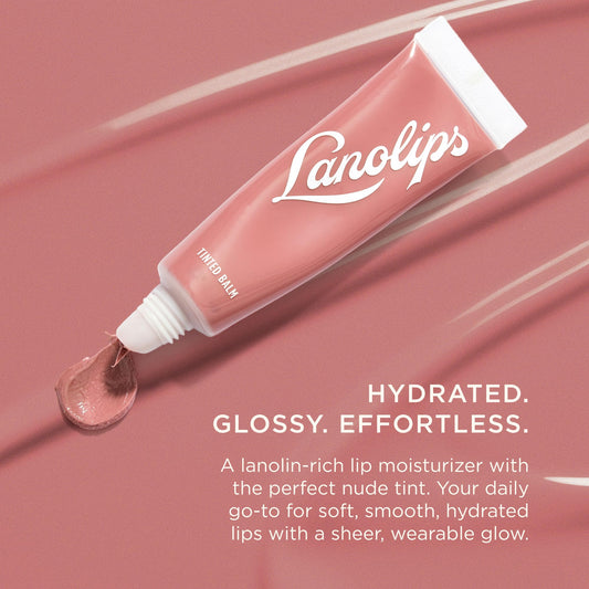 Lanolips twist-up tube detail revealing creamy balm tip for precise application benefit