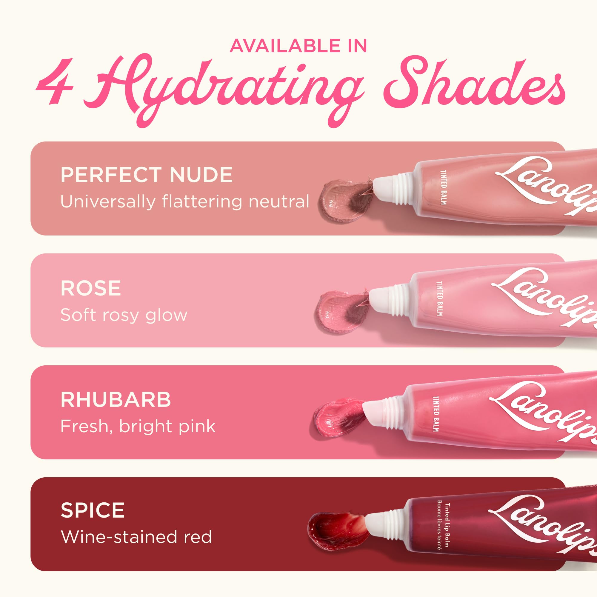 Lanolips next to coin for scale showing 12.5g size and travel-friendly benefit