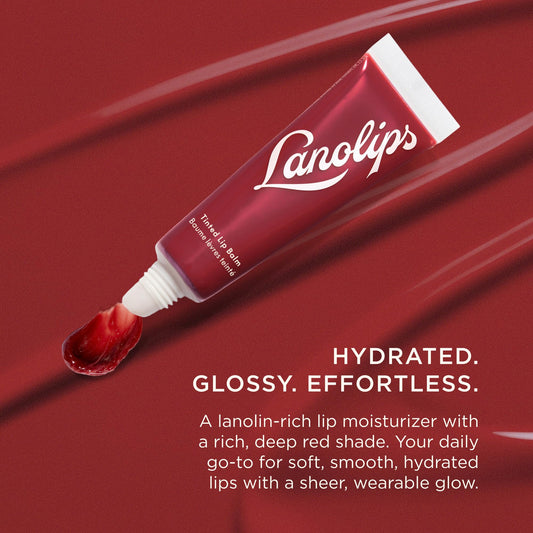 Lanolips spice open applicator texture highlighting creamy lanolin hydration