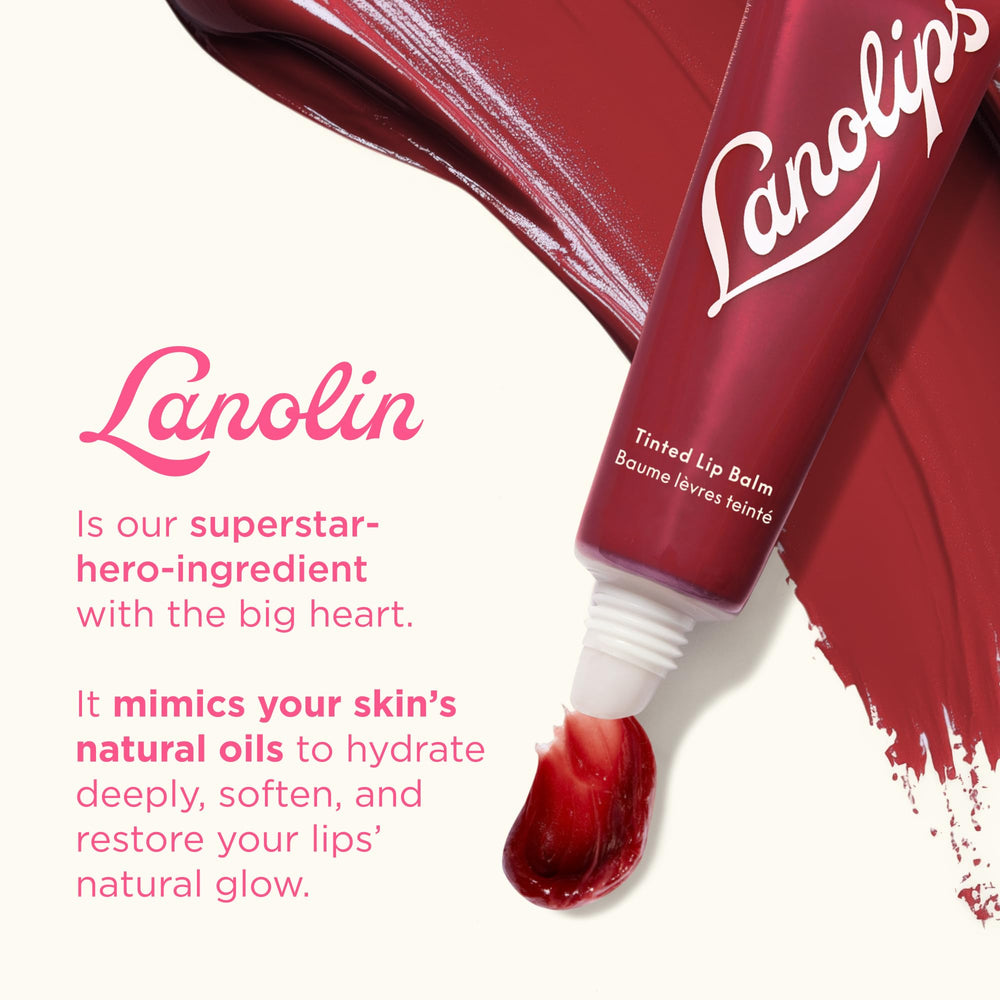 Lanolips spice tube in hand displaying pocket-sized convenience and portability