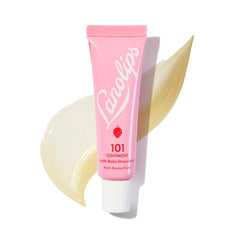 Lanolips Strawberry front packaging showing tube and label for quick identification and portability