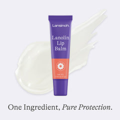 Lansinoh ingredient label detail showing pure lanolin and purity