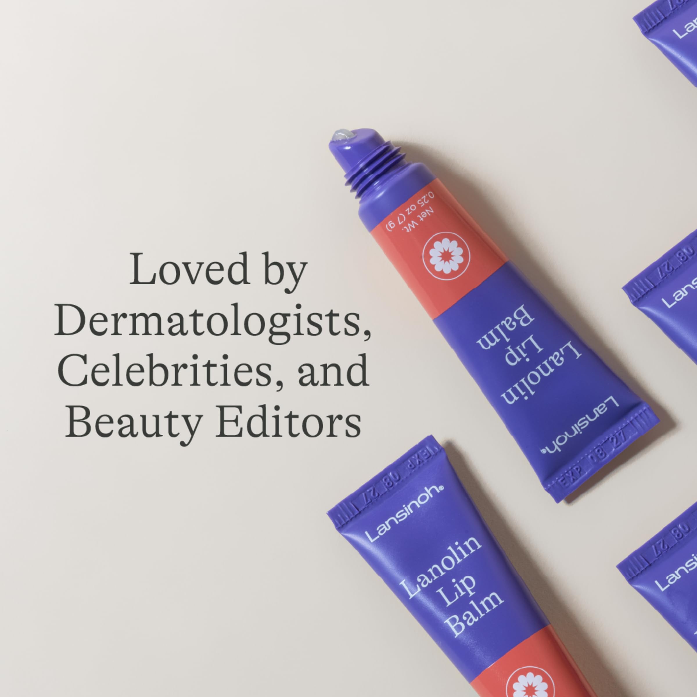 Lansinoh lip balm in cold-weather lifestyle scene protecting lips