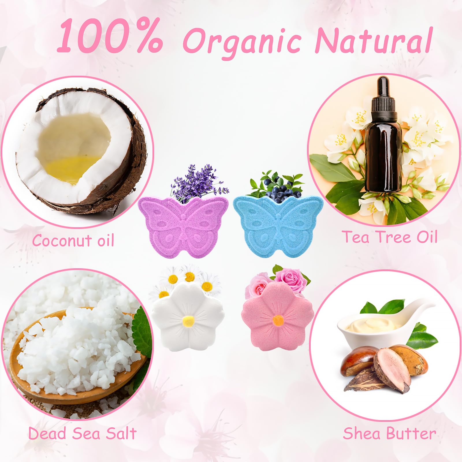 Lanwexy fizzing bomb in a foot basin releasing color and relaxing aroma benefits