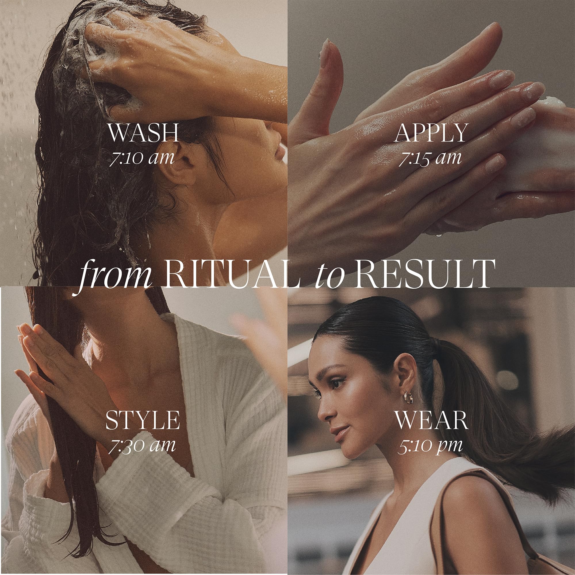 L’ANZA product in hand demonstrating easy spread and weightless application