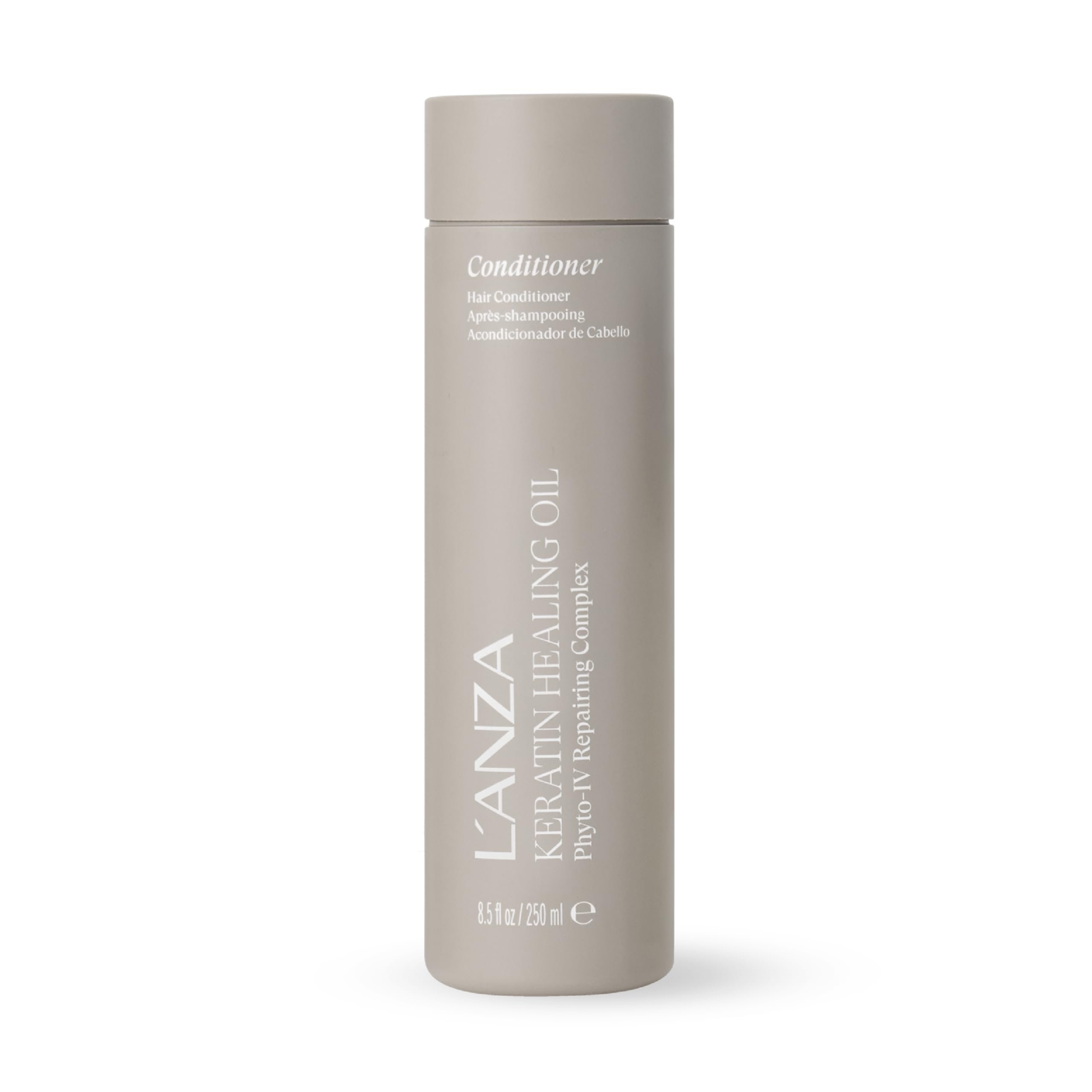 L’ANZA front bottle showing keratin conditioner and professional benefits