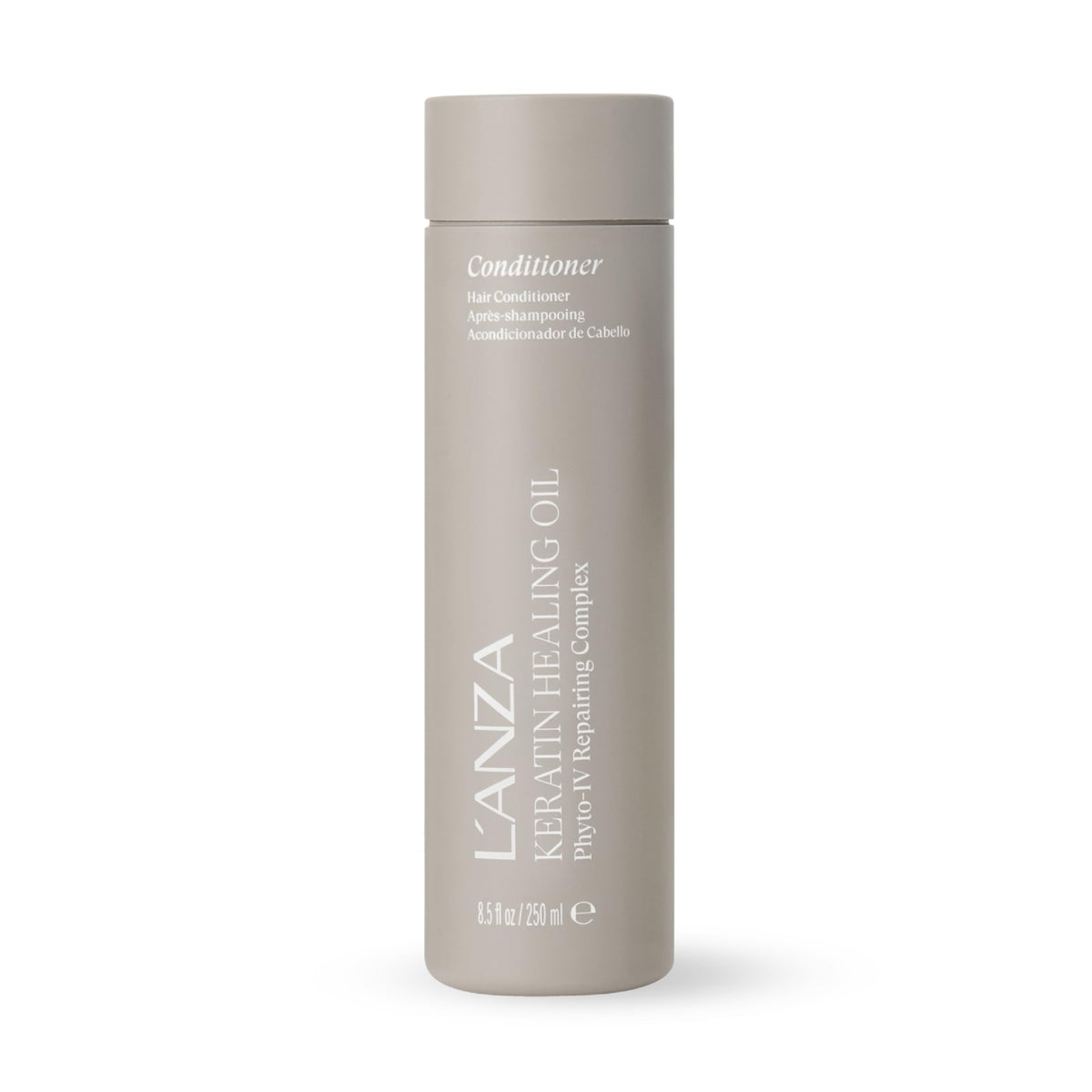 L’ANZA front bottle showing keratin conditioner and professional benefits