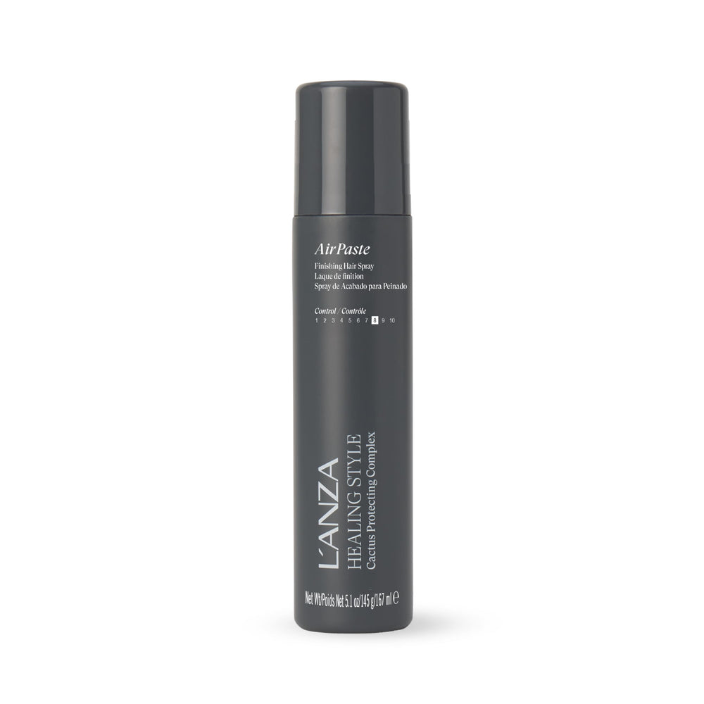 L’ANZA front packaging showing bottle and branding, highlights strong hold