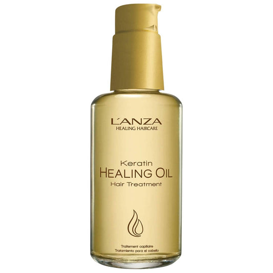 L’ANZA front packaging showing sleek bottle and premium treatment benefits