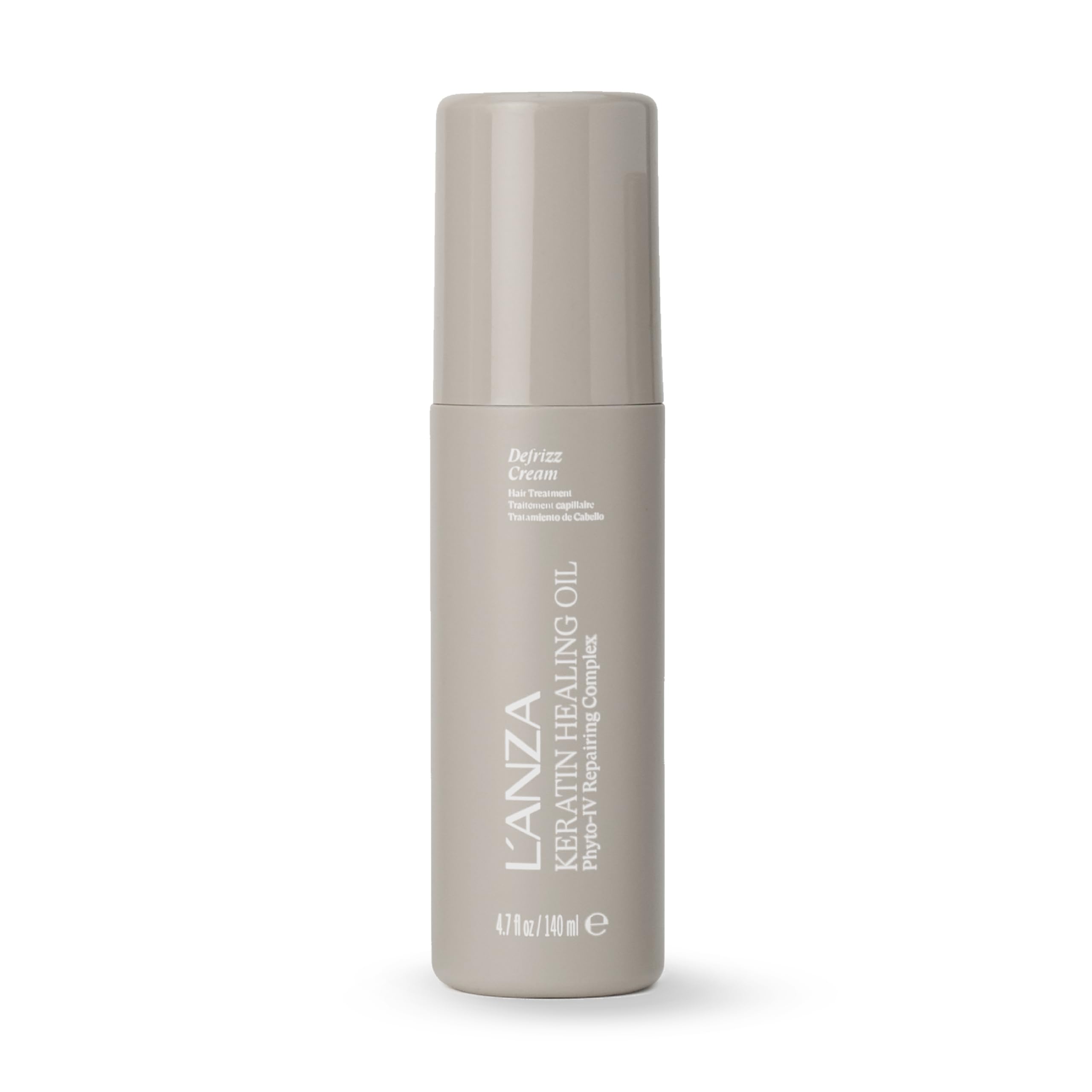 L’ANZA front jar view showing product and sleek finish benefit