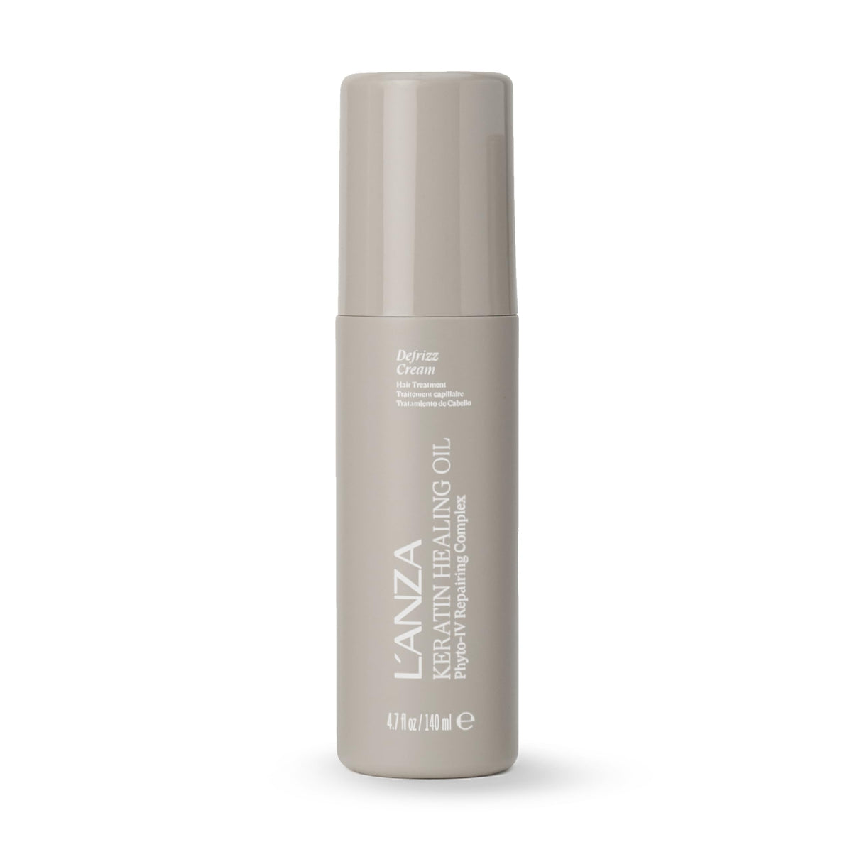 L’ANZA front jar view showing product and sleek finish benefit