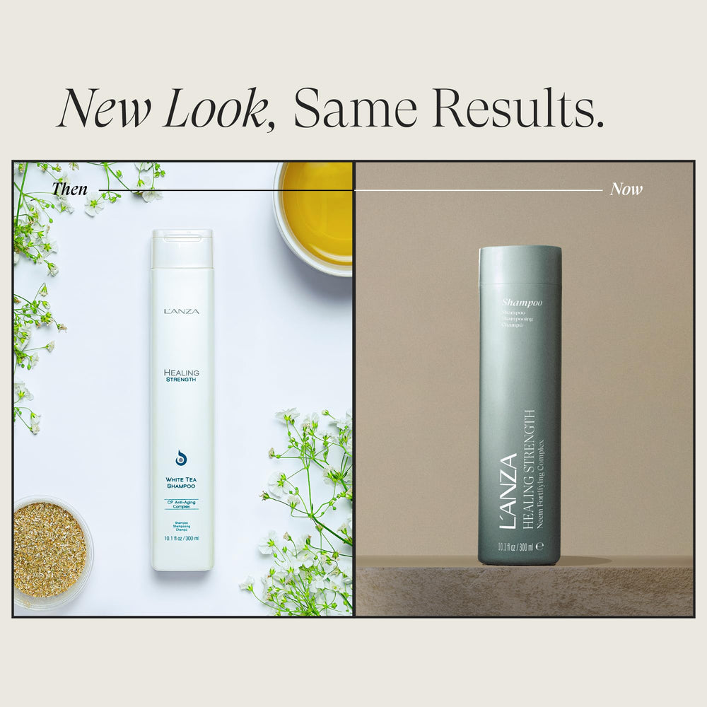 L’ANZA close-up of pump and label highlighting professional-grade packaging