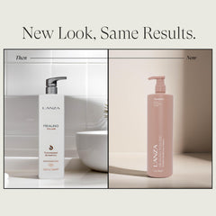 L’ANZA back label close-up with ingredient benefits and usage directions