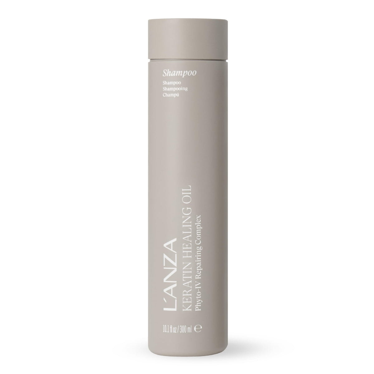 L’ANZA bottle front packaging showing brand and smoothing benefits