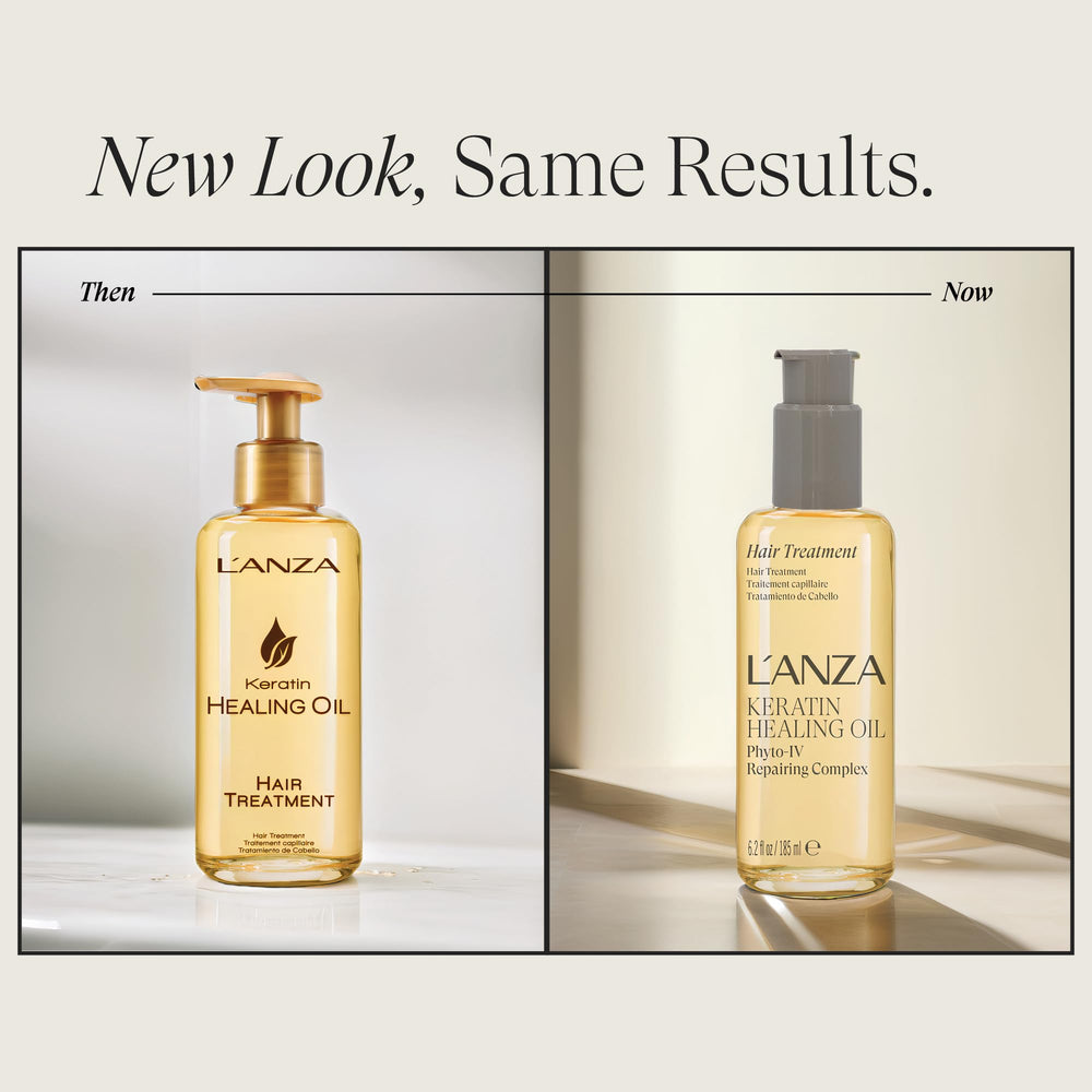 L’ANZA pump dispensing oil texture for fast absorption and shine