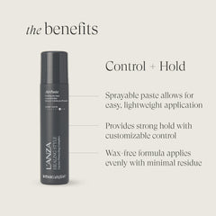 L’ANZA paste texture close-up showing lightweight, non-sticky formula