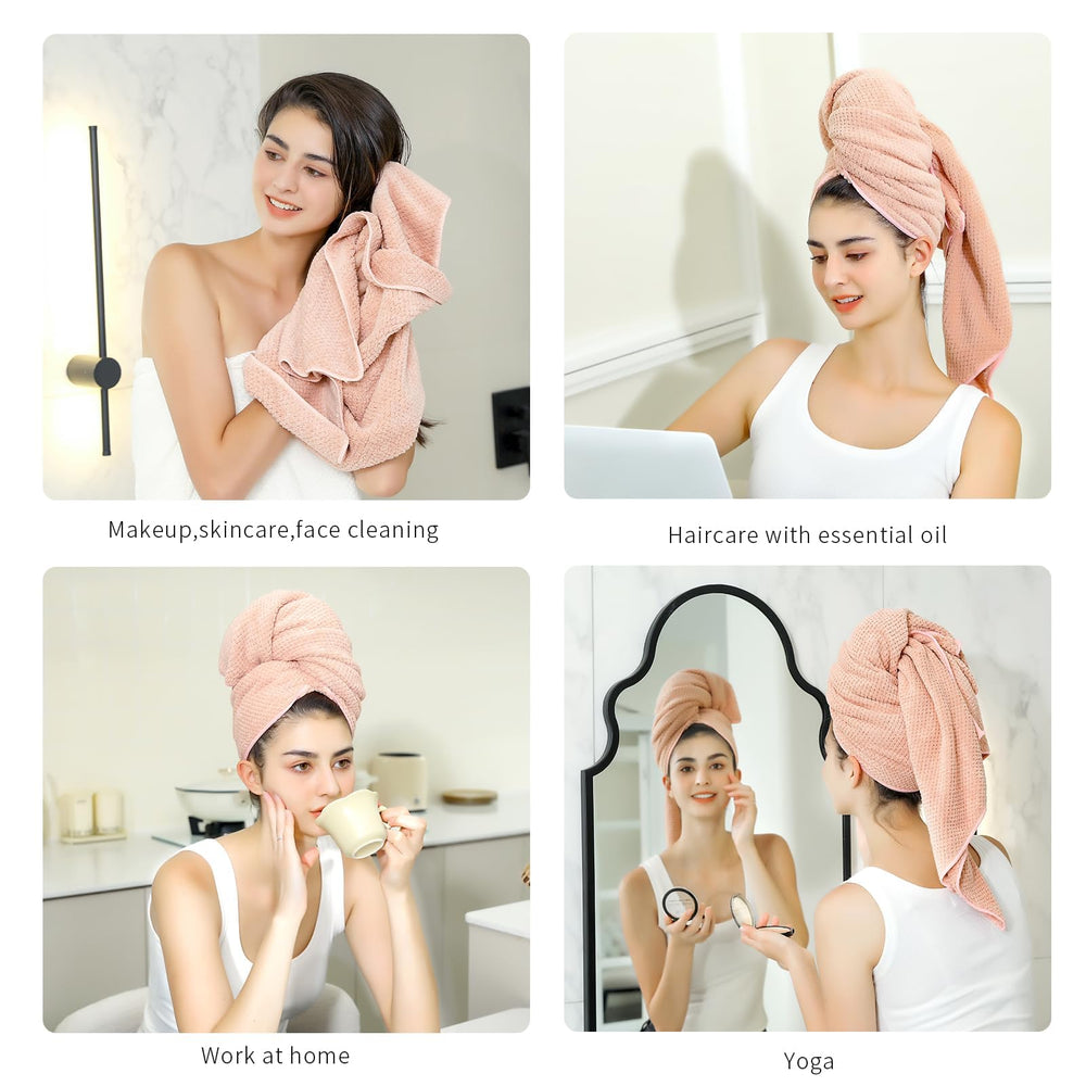 Laojbaba towel on bathroom counter staged for fast-dry routine benefit