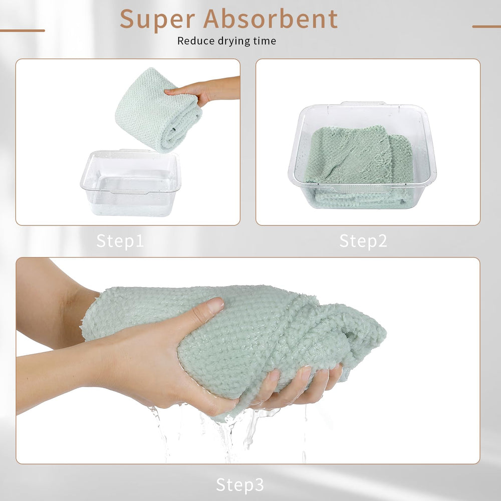 Laojbaba microfiber close-up highlighting soft fibers that absorb moisture quickly