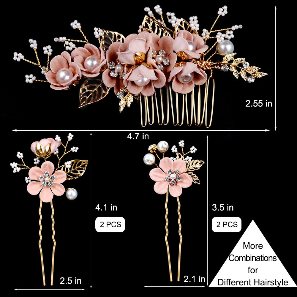 LAPOHI comb backside showing teeth for secure hold in wedding hairstyles