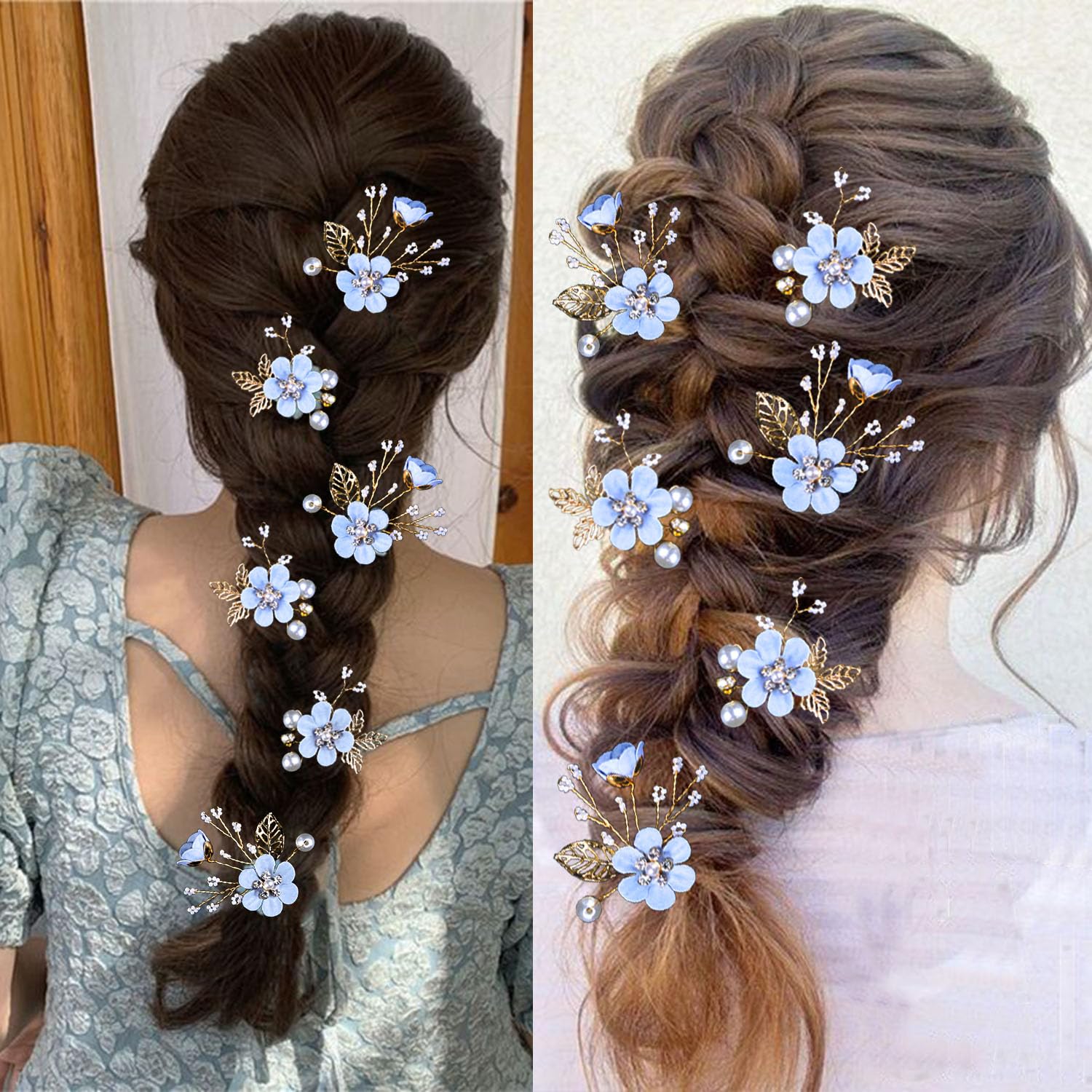 LAPOHI hair pin placed in a wedding updo for polished hold