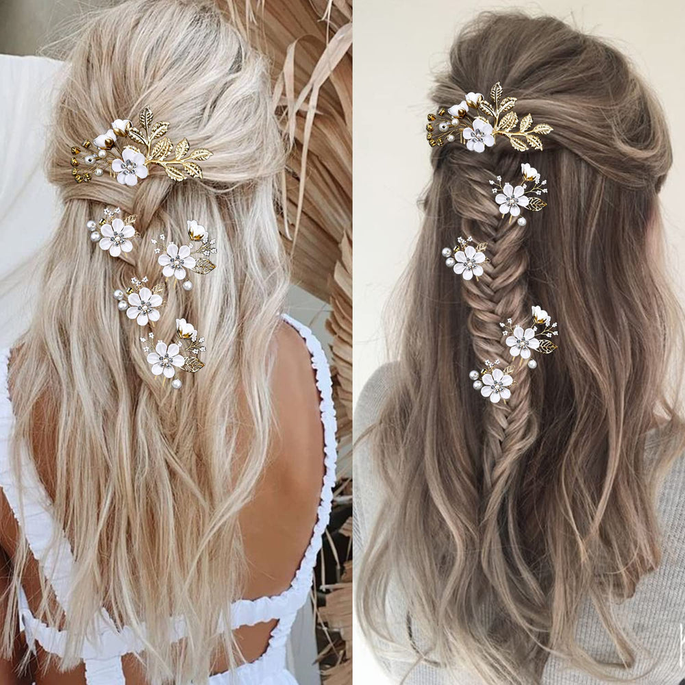 LAPOHI hairpins styled in a bridal updo, demonstrates polished finished look