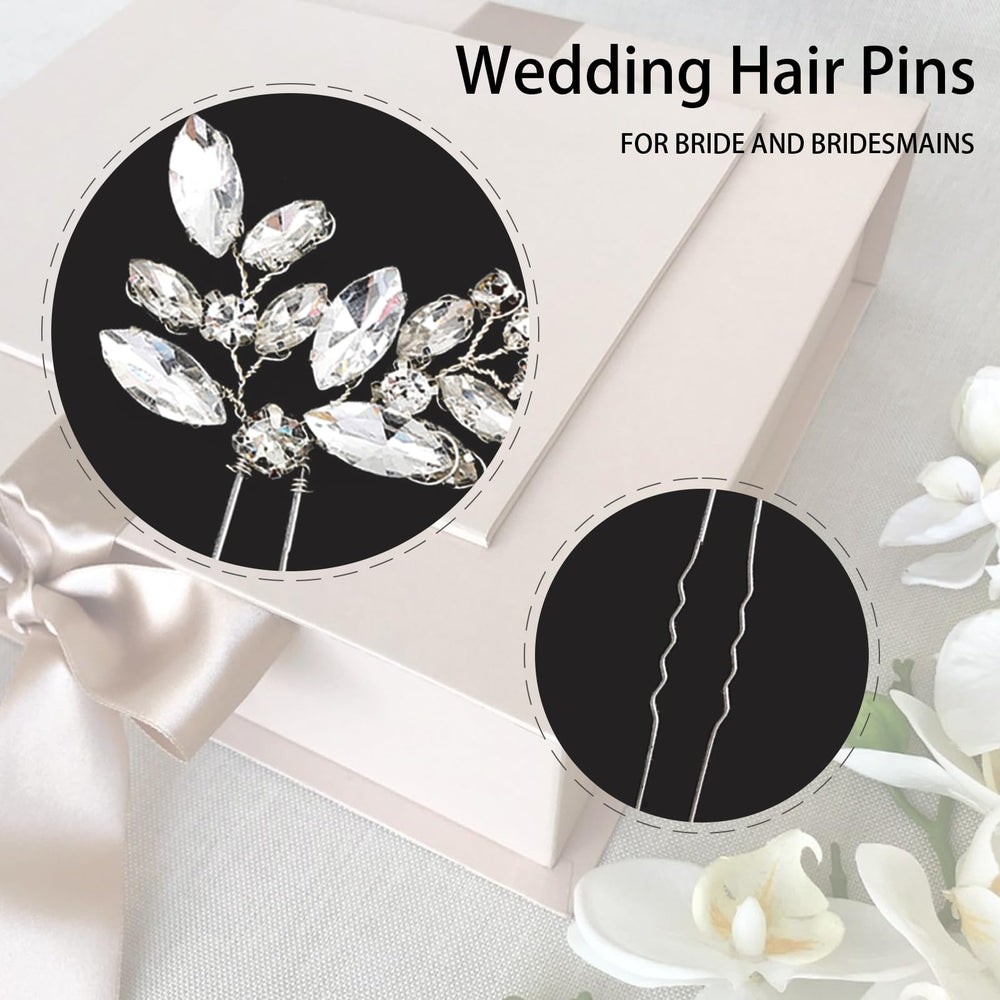 LAPOHI hair pins styled in bridal updo illustrating easy placement benefit