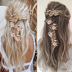 LAPOHI hair accessories in bridal setting showing romantic styling inspiration