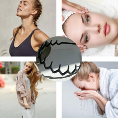 LAPOHI headband on desk outfit showing tidy hair and polished look