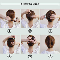 LAPOHI wedding updo with combs, illustrating elegant styling for special events