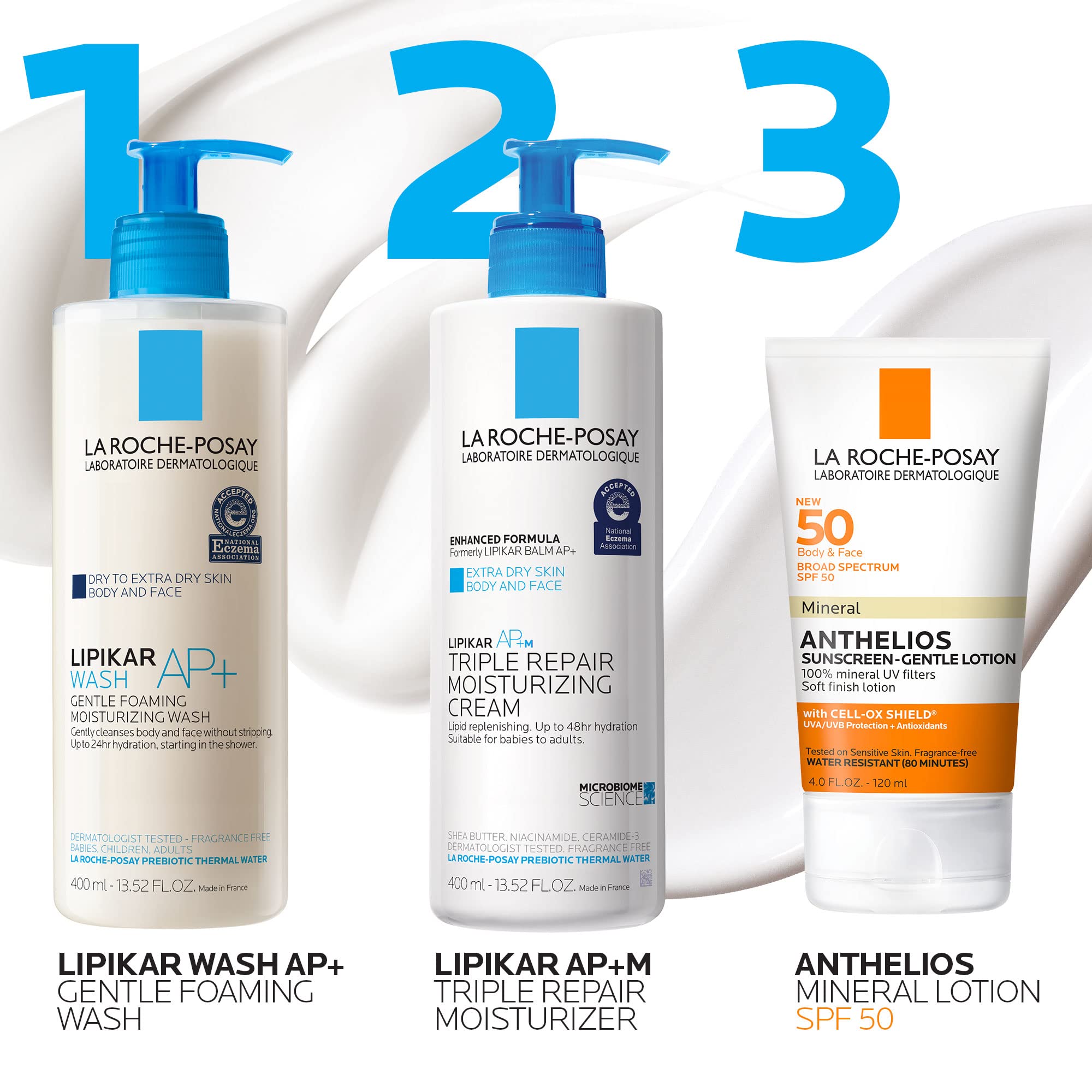La Roche-Posay ingredients label detail highlighting mineral filters